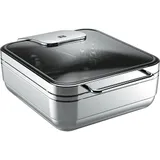 Food warmer 2/3 stainless steel ,H=19,L=45,B=37cm metal.