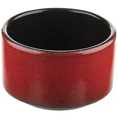 Sugar bowl “Milky Way red” porcelain 350ml red,black