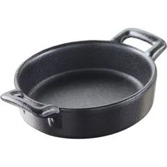 Portion frying pan ceramics 250ml ,H=30,L=145,B=130mm black