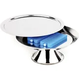 Поднос фуршетный на подставке с охладительным элементом, без крышки сталь нерж. D=38,H=24см металлич