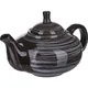Чайник заварочный «Маренго» керамика 0,7л ,L=22,5см черный,серый, изображение 2