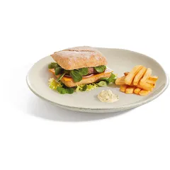 Тарелка «Рокалео Сэнд» мелкая фарфор D=23см бежев., изображение 3