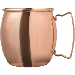 Mug for cocktail “Moscow Mule”  stainless steel, copper  420 ml  D=78, H=87mm  bronze.