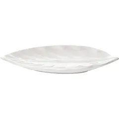 Блюдо «Кунстверк» лист фарфор ,H=19,L=150,B=110мм белый, изображение 4