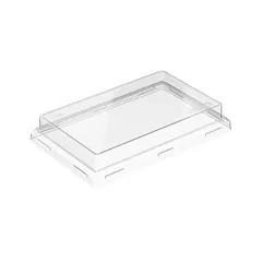 Крышка для бумажного контейнера OneClick 800 мл пластик ,H=2,L=12,B=20см прозр.