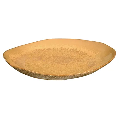 Тарелка «Эггшелл Нейчер» фарфор D=300,H=45мм коричнев., изображение 2