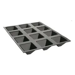 Baking pan “Pyramid” [35 cells] silicone ,H=35,L=600/50,B=400mm black