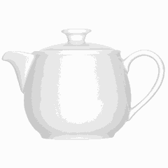 Teapot “Bonn” porcelain 350ml white