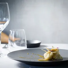 Салатник «Экинокс» керамика 150мл D=140,H=25мм серый, изображение 2