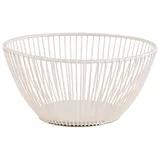 Корзина для фруктов «Сварт» металл D=175,H=80мм белый