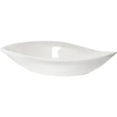 Салатник «Кунстверк» лист фарфор 200мл ,H=3,L=19,B=10см белый
