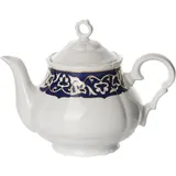 Чайник заварочный «Восток Голд» фарфор 0,75л D=65мм синий,золотой