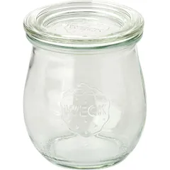 Buffet container with lid[12pcs] glass 220ml D=7,H=8cm