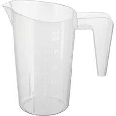 Стакан мерный с ручкой пластик 0,5л ,H=153,L=150,B=90мм белый