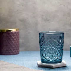 Олд фэшн (стакан) «Хобстар» стекло 355мл D=89,H=106мм синий, изображение 3