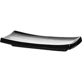 Блюдо для суши «Кунстверк» фарфор ,H=18,L=240,B=110мм черный