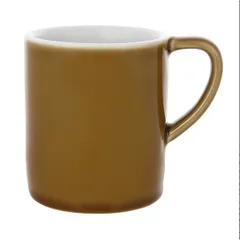 Кружка «Бонд» фарфор 300мл D=85,H=100,L=115мм горчич.