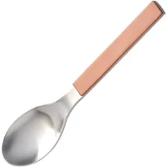 Coffee spoon  stainless steel  brown