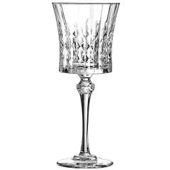 Wine glass “Lady Diamond”  chrome glass  270 ml  D=88, H=211mm  clear.