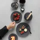 Сахарница «Пекое» керамика D=90,H=55мм черный, изображение 3