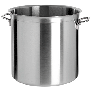 Кастрюля без крышки сталь нерж. 17,2л D=28,H=28,L=40см металлич.