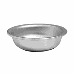 Bowl aluminum 0.5l D=16cm metal.