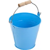 Ведро для картофеля фри «Ведро» сплав цинк. 0,6л D=11,H=10,5см голуб.