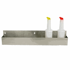 Полка для бутылок (1 ряд) сталь нерж. ,H=15,5,L=56,B=10,5см серебрист.