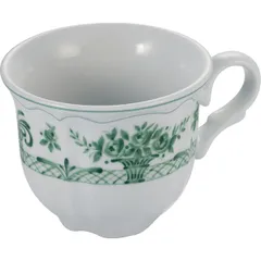Чашка чайная «Нео Антирос» фарфор 200мл D=11/9,H=7см белый,зелен.