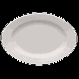 Блюдо «Кашуб-хел» овальное фарфор ,H=3,L=28,B=20см белый