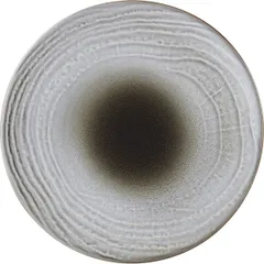 Plate “Swell” for bread  ceramics  D=16, H=2cm  black, brown.