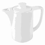 Кофейник «Кунстверк» фарфор 375мл D=70,H=125,L=140мм белый