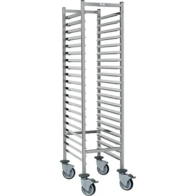 Тележка для гастроемкостей GN 1/1 20 ярусов сталь нерж. ,H=165,L=63,B=46см серебрист.