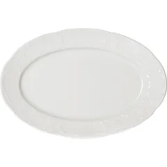 Блюдо «Моцарт» овальное фарфор ,L=28,5,B=19,5см белый