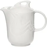 Кофейник «Мелодия» с крышкой фарфор 310мл D=73,H=120,L=134,B=73мм белый