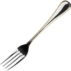 Table fork “Anser Gold”  stainless steel , L=210/70, B=4mm  metallic, gold