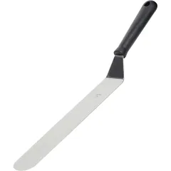 Curved blade  stainless steel, plastic , L=40/25, B=4cm  metallic, black