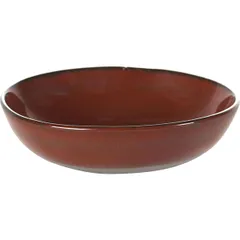 Salad bowl ceramics D=90,H=25mm brown.