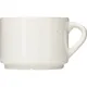 Чашка чайная «Пунто Бьянка» фарфор 350мл ,H=75,B=95мм белый,черный, изображение 2