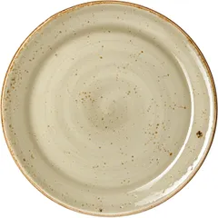 Тарелка «Крафт Грин» мелкая фарфор D=30,H=2см зелен.