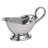 Соусник «Профи» с ручкой сталь нерж. 125мл ,H=90,L=160,B=75мм металлич.