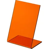 Табличка акрил ,H=15,L=10см оранжев.