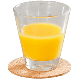 Подставка под горячее набор[6шт] пробка натур. D=10,H=2,L=10,B=10см коричнев.