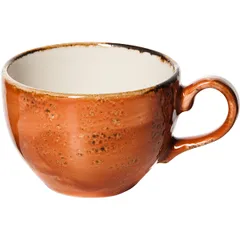Чашка чайная «Крафт Терракота» фарфор 228мл D=90/45,H=60мм терракот,коричнев.