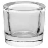 Подсвечник стекло D=65,H=60мм прозр.