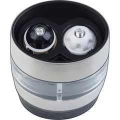 Мельница для cоли и перца 2в1 керамический механизм акрил,сталь нерж. ,H=95,L=60,B=45мм, изображение 3