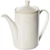 Кофейник «Антуанетт» фарфор 0,852л ,H=21,L=22,5см белый,олив.