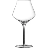 Wine glass “Revil up”  chrome glass  450 ml  D=10.4, H=22.2 cm  clear.