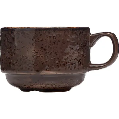 Чашка чайная «Крафт Грэй» фарфор 200мл D=8,H=6см серый, изображение 2