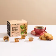 Сироп «Жареный Лесной Орех» ароматизированный порционный Pinch&Drop[30шт] картон 15мл ,H=12,L=15,5,B, изображение 3